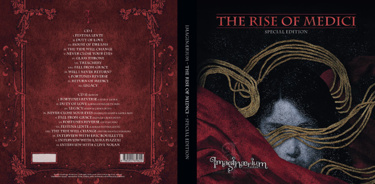 "The rise of Medici" - Special Edition cover & track listings